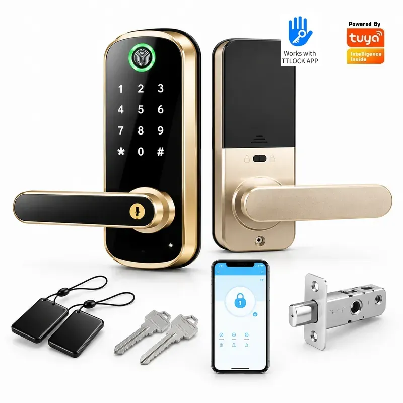 Smart Door Lock Wifi - Kunci Pintu Kayu dengan Fitur Sidik