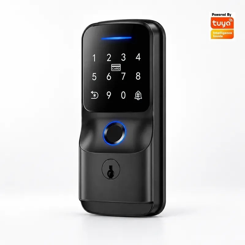 Smart Door Lock Wifi - Kunci Pintu Elektronik Kayu dengan Fitur