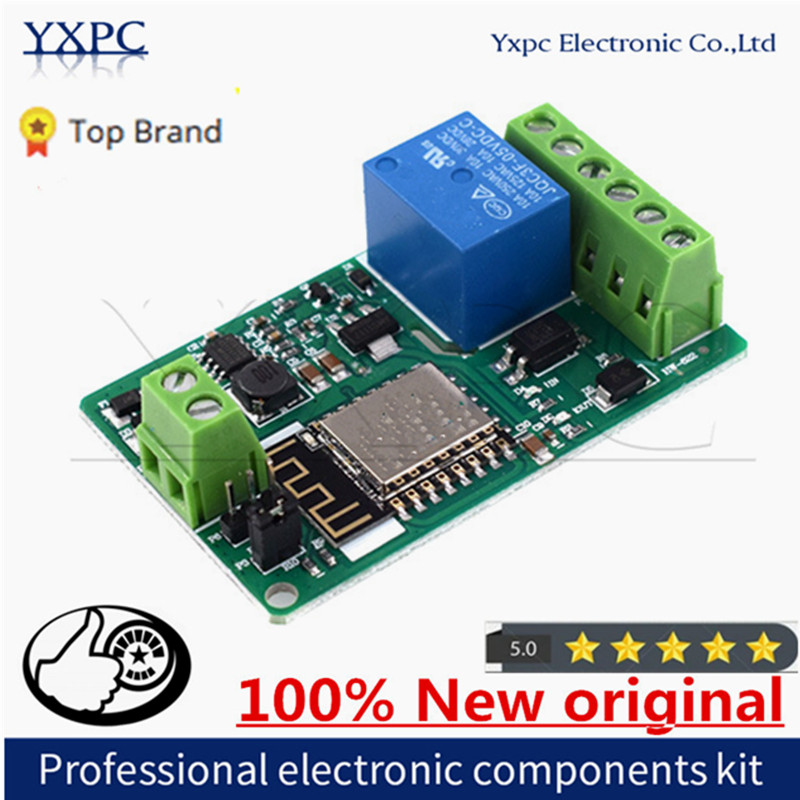 Esp8266 Relay Module - ESP8266 ESP-12F modul nirkabel WIFI 1