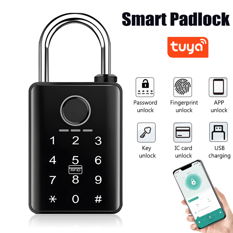 Kunci Pintu Pintar Tuya Smart, - Smart Door Lock Wifi ulasan dan harga