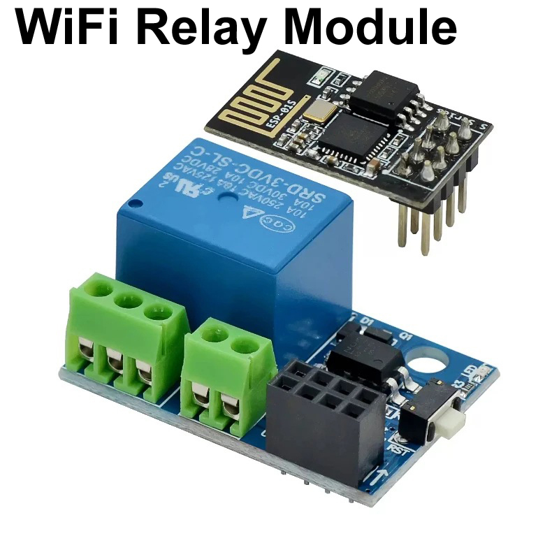 ESP8266 ESP-01 ESP-01S 5V, Mod - Esp8266 Relay Module ulasan dan harga