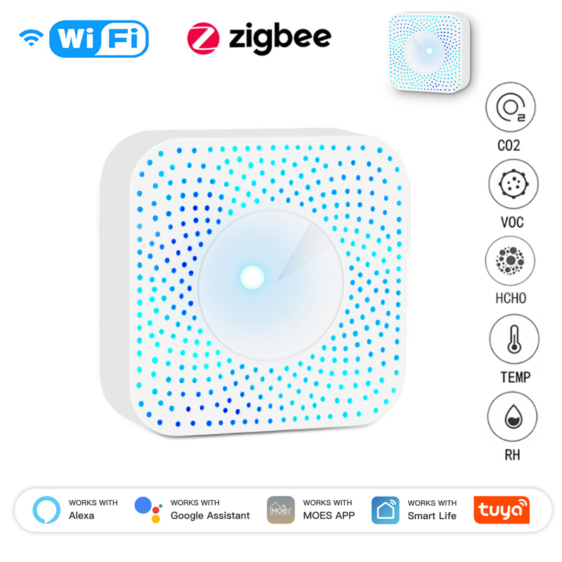 Tuya ZigBee/WiFi Detektor Kual - Wifi Thermostat ulasan dan harga